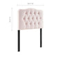 Modway Annabel Twin Diamond Tufted Performance Velvet Headboard FredCo