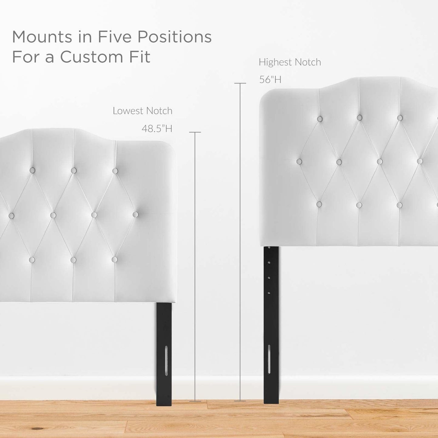 Modway Annabel Twin Upholstered Vinyl Headboard FredCo