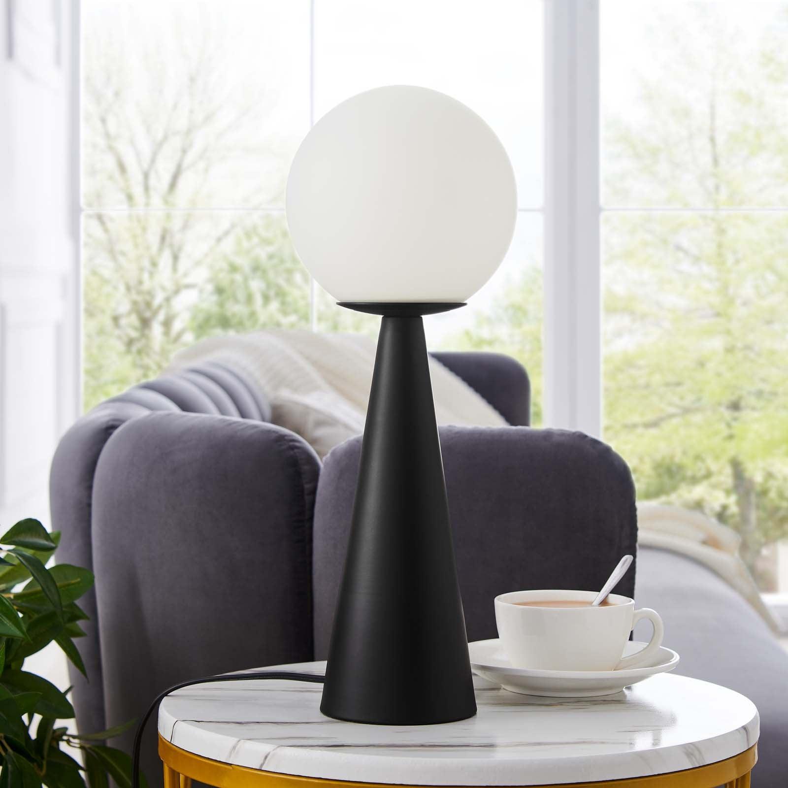 Modway Apex Glass Globe Glass Table Lamp FredCo