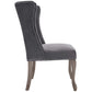 Modway Apprise French Vintage Dining Performance Velvet Side Chair FredCo
