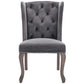 Modway Apprise French Vintage Dining Performance Velvet Side Chair FredCo