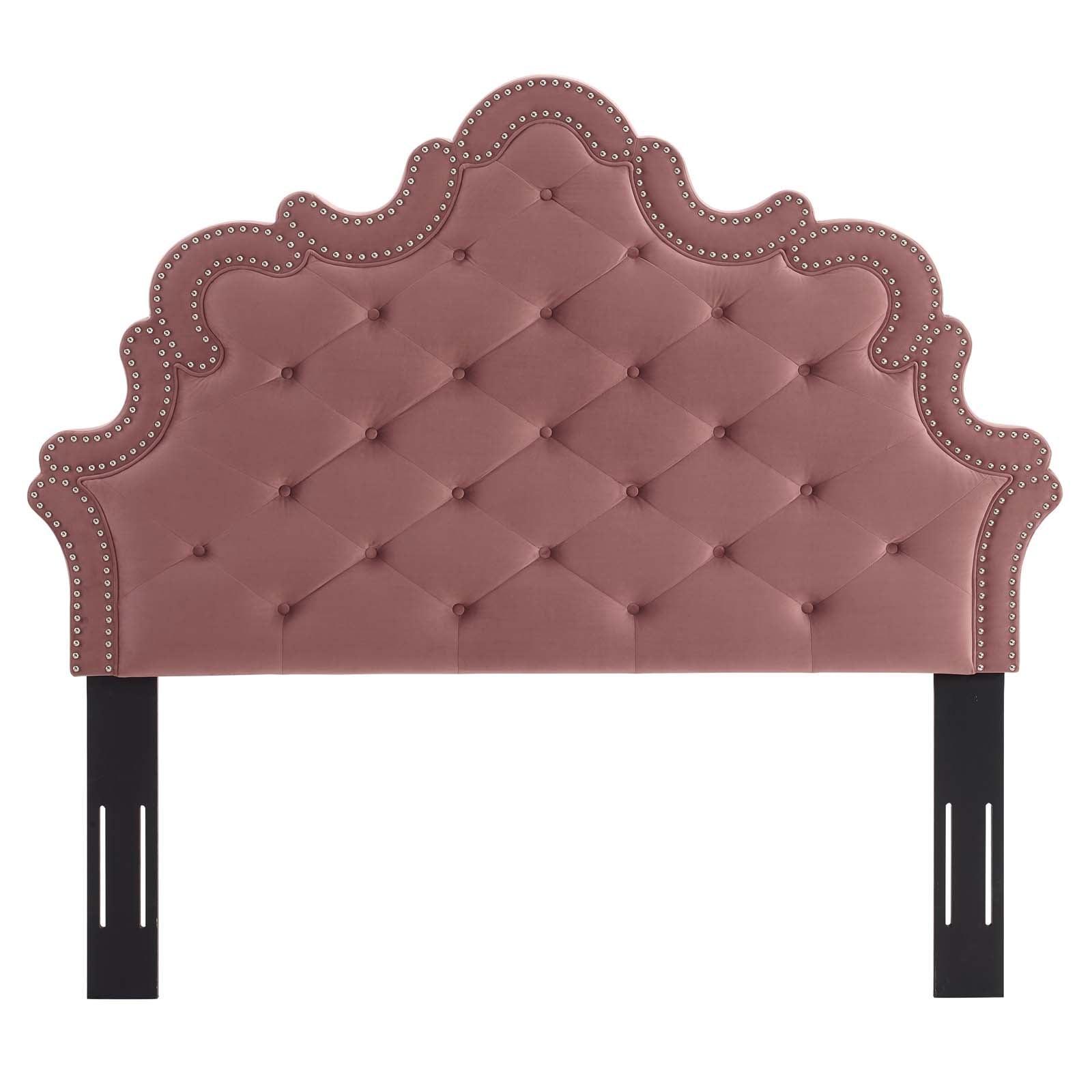 Modway Arabella Button-Tufted Performance Velvet Full/Queen Headboard FredCo