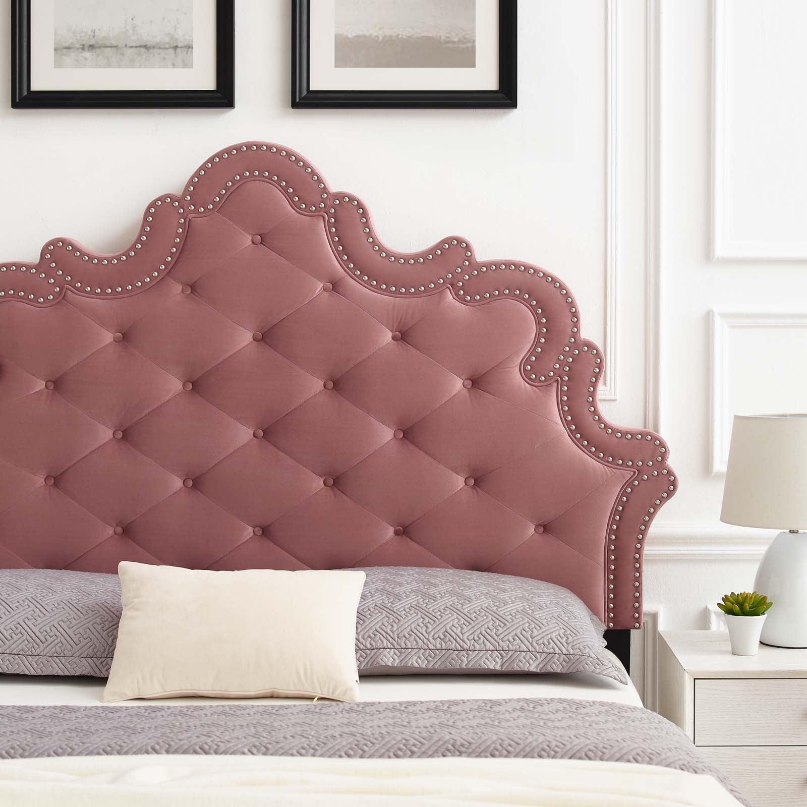 Modway Arabella Button-Tufted Performance Velvet Full/Queen Headboard FredCo