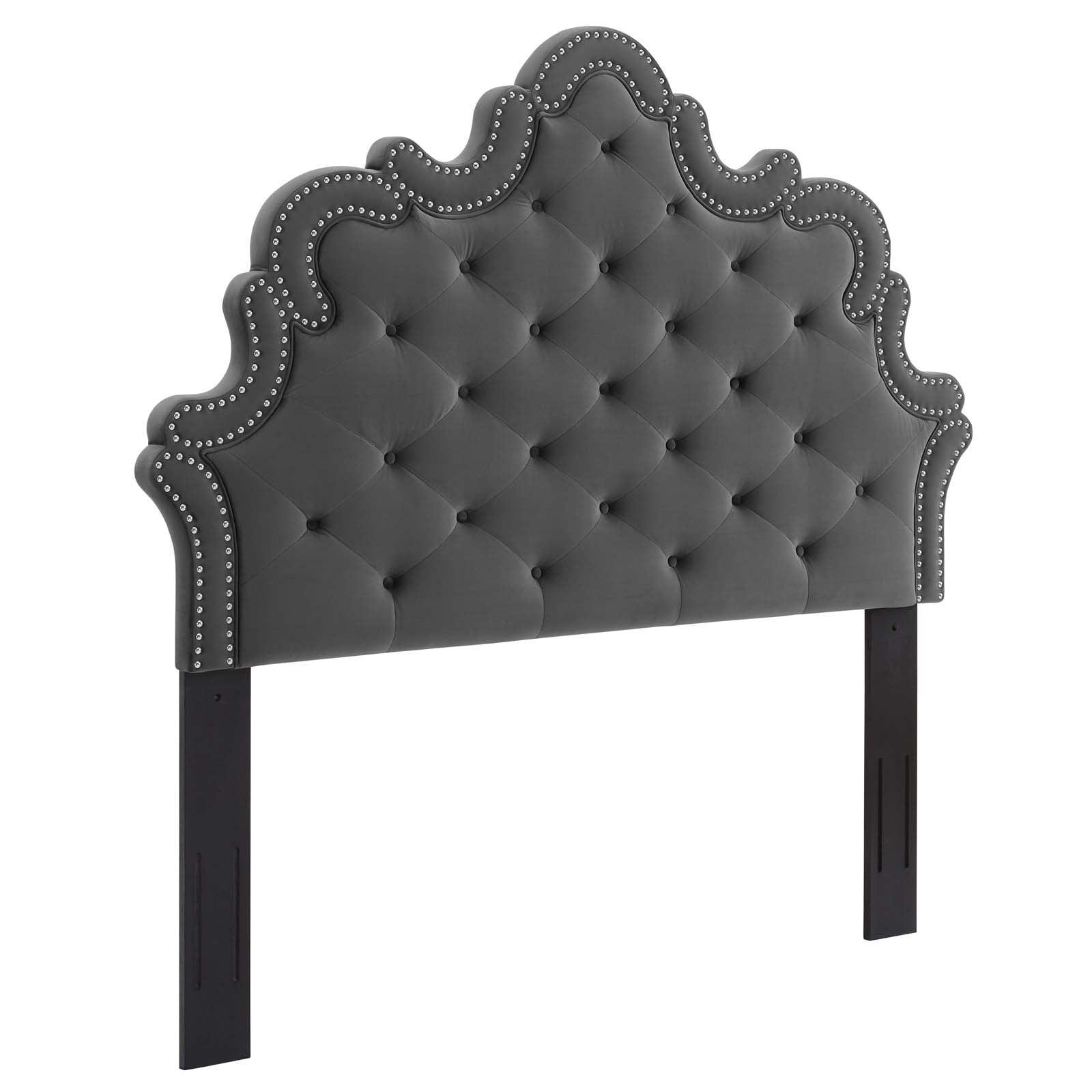 Modway Arabella Button-Tufted Performance Velvet Twin Headboard FredCo