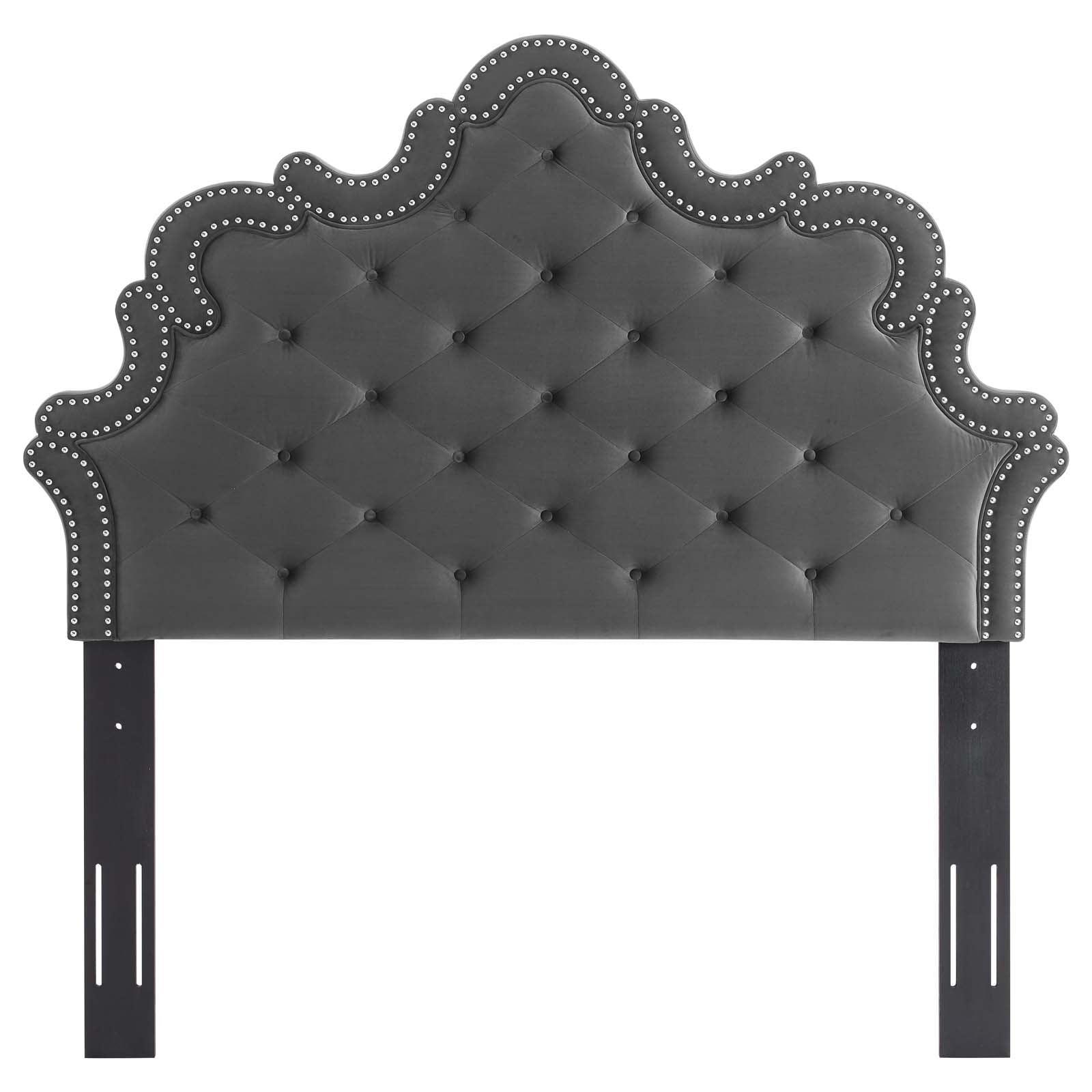 Modway Arabella Button-Tufted Performance Velvet Twin Headboard FredCo