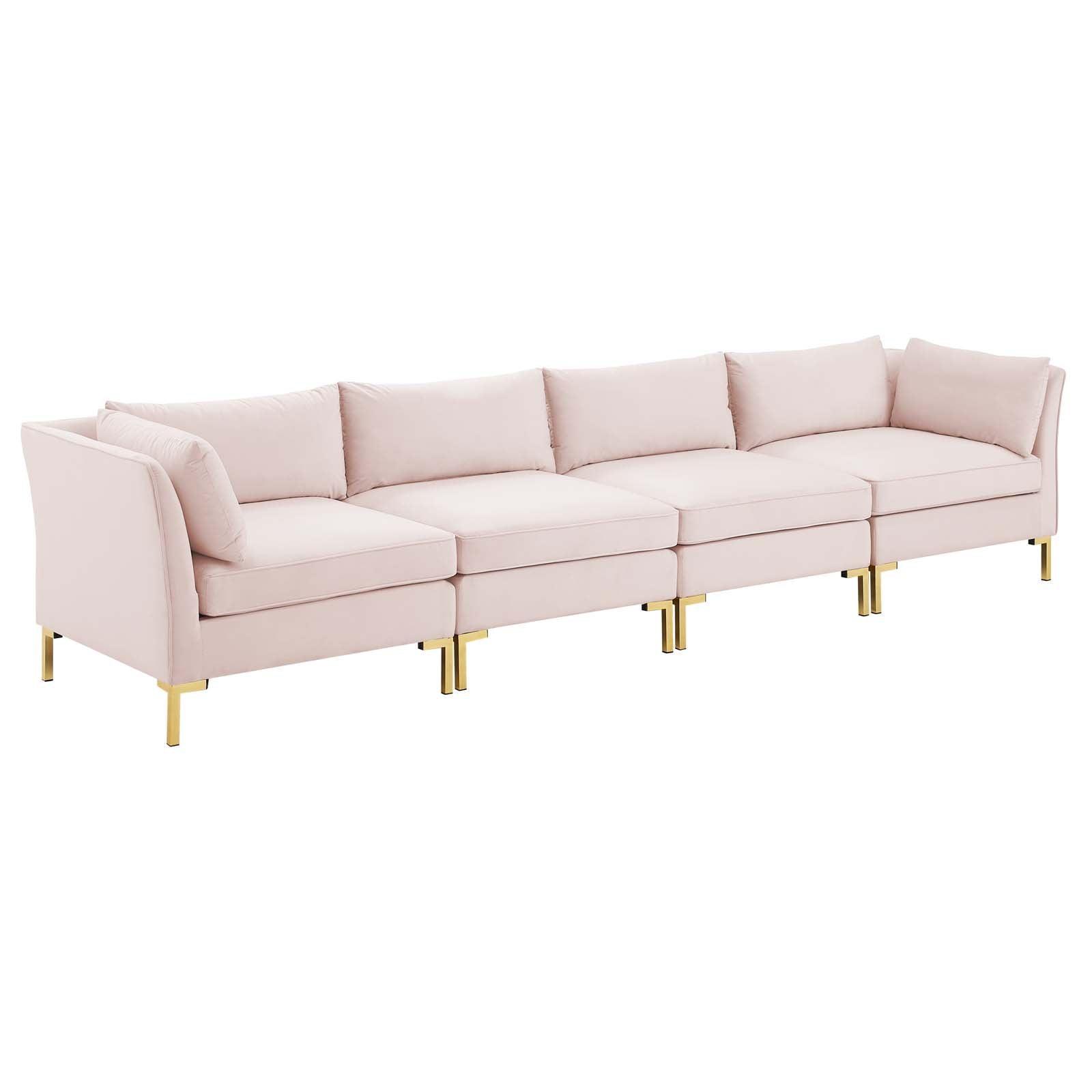 Modway Ardent 4-Seater Performance Velvet Sofa FredCo