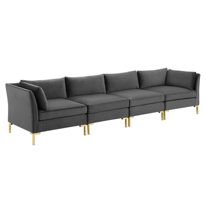 Modway Ardent 4-Seater Performance Velvet Sofa FredCo