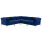 Modway Ardent 5-Piece Performance Velvet Sectional Sofa, EEI-4275 FredCo