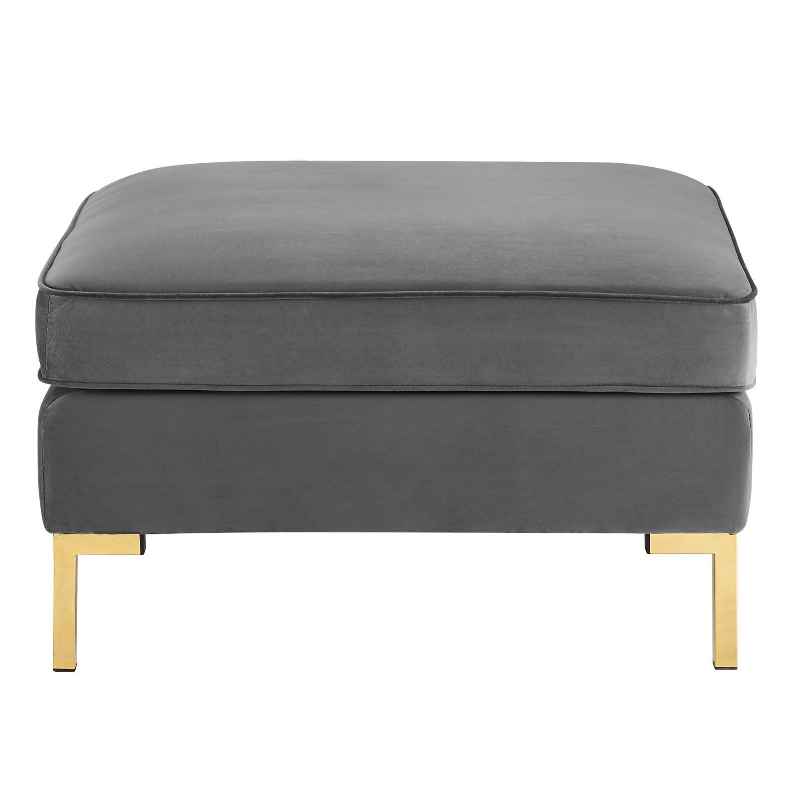 Modway Ardent 6-Piece Performance Velvet Sectional Sofa FredCo