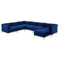 Modway Ardent 7-Piece Performance Velvet Sectional Sofa FredCo
