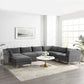 Modway Ardent 7-Piece Performance Velvet Sectional Sofa FredCo