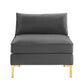 Modway Ardent Performance Velvet Armless Chair FredCo