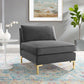 Modway Ardent Performance Velvet Armless Chair FredCo