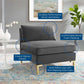 Modway Ardent Performance Velvet Armless Chair FredCo