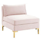 Modway Ardent Performance Velvet Armless Chair FredCo