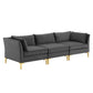 Modway Ardent Performance Velvet Sofa FredCo