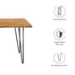 Modway Ardor 60" Live Edge Acacia Wood Acacia Wood Dining Table, EEI-6059 FredCo