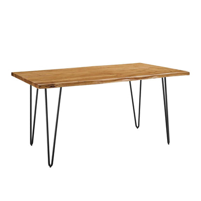 Modway Ardor 60" Live Edge Acacia Wood Acacia Wood Dining Table, EEI-6059 FredCo
