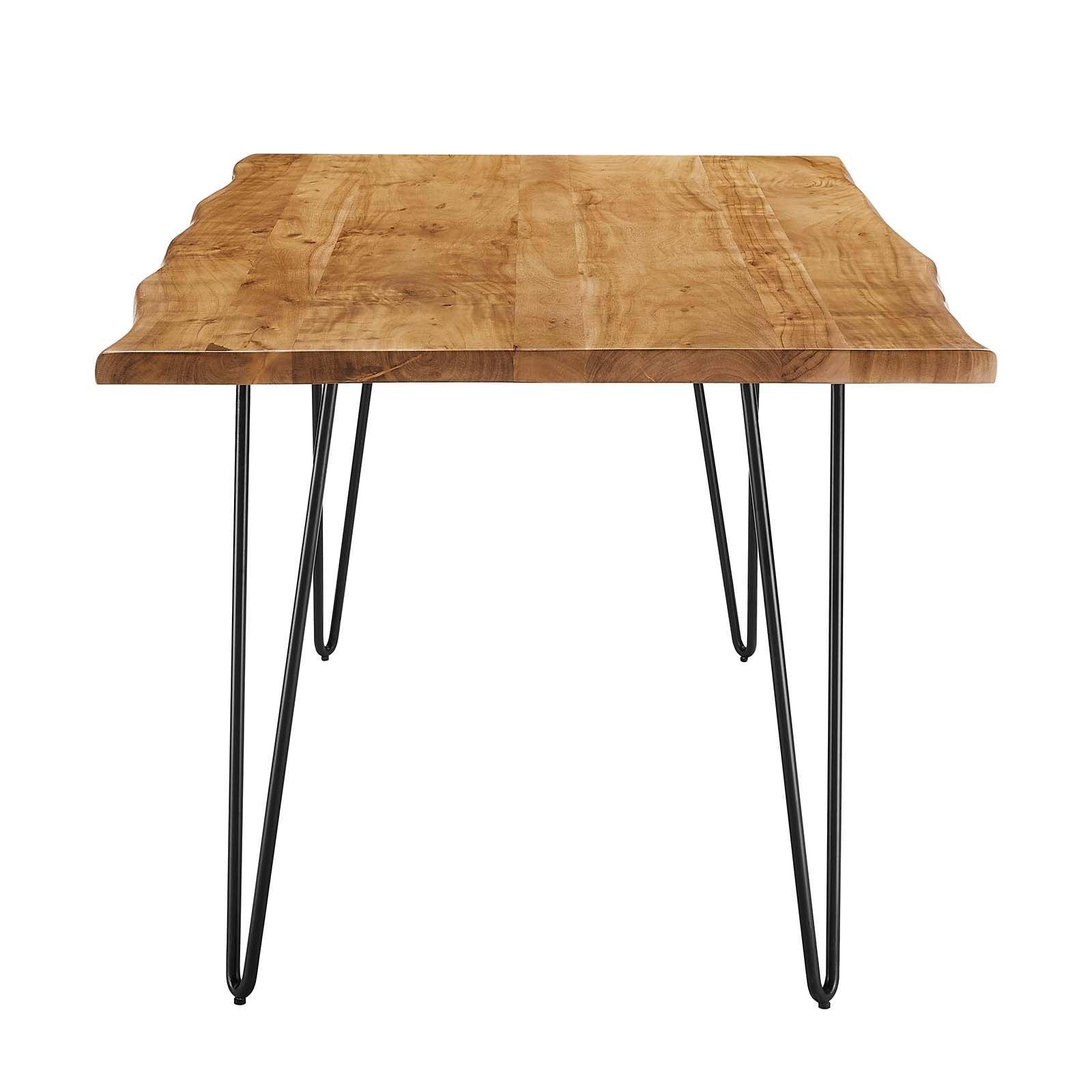 Modway Ardor 60" Live Edge Acacia Wood Acacia Wood Dining Table, EEI-6059 FredCo