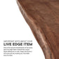 Modway Ardor 60" Live Edge Acacia Wood Dining Table FredCo