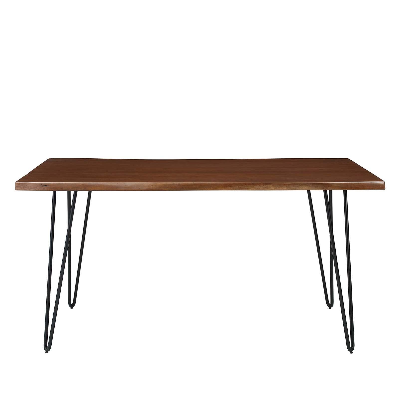 Modway Ardor 60" Live Edge Acacia Wood Dining Table FredCo