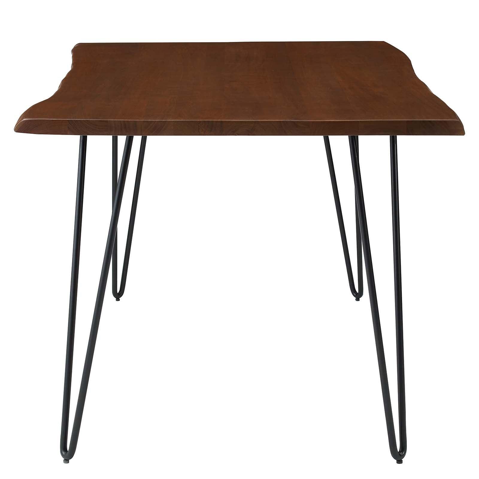 Modway Ardor 60" Live Edge Acacia Wood Dining Table FredCo