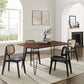 Modway Ardor 60" Live Edge Acacia Wood Dining Table FredCo