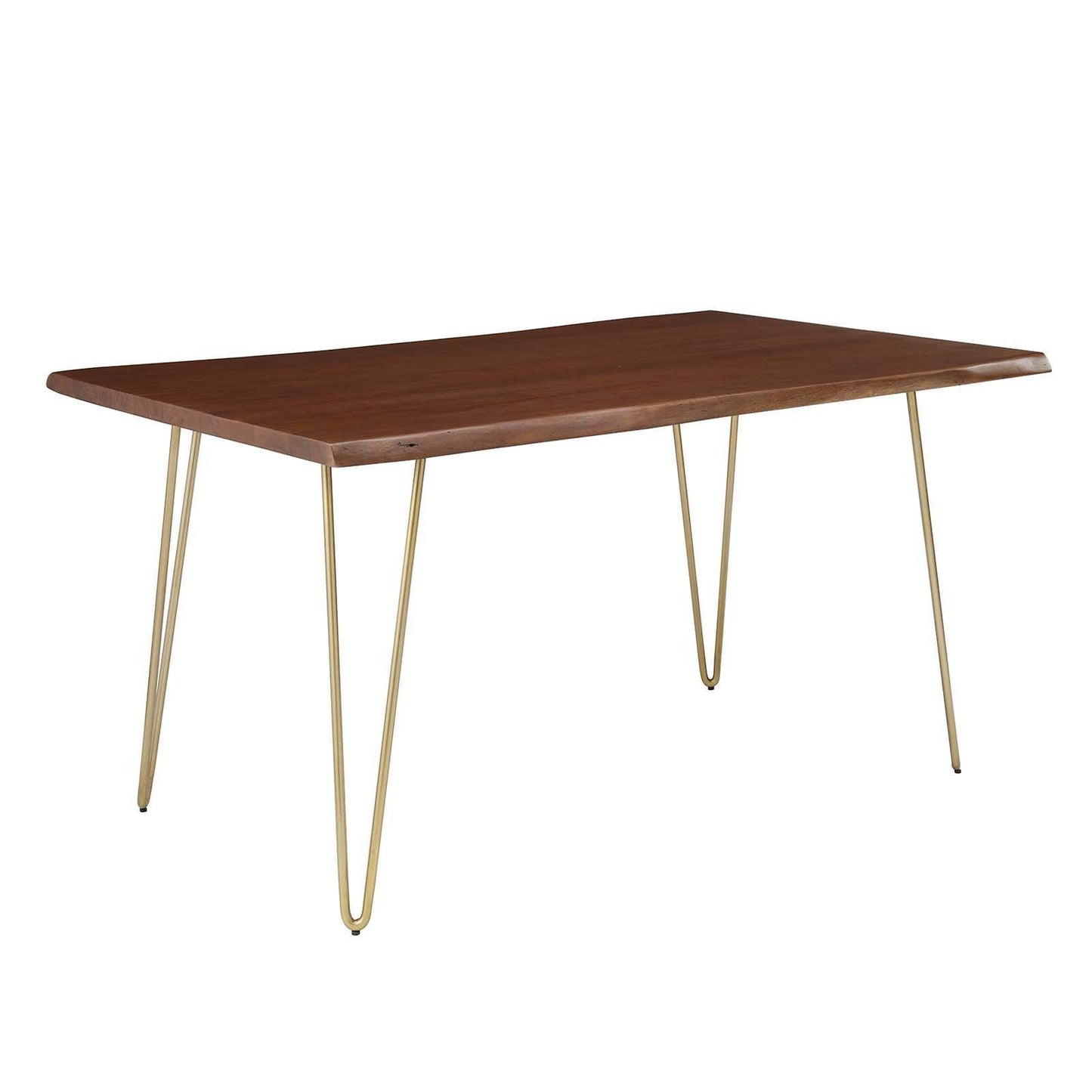 Modway Ardor 60" Live Edge Acacia Wood Dining Table FredCo