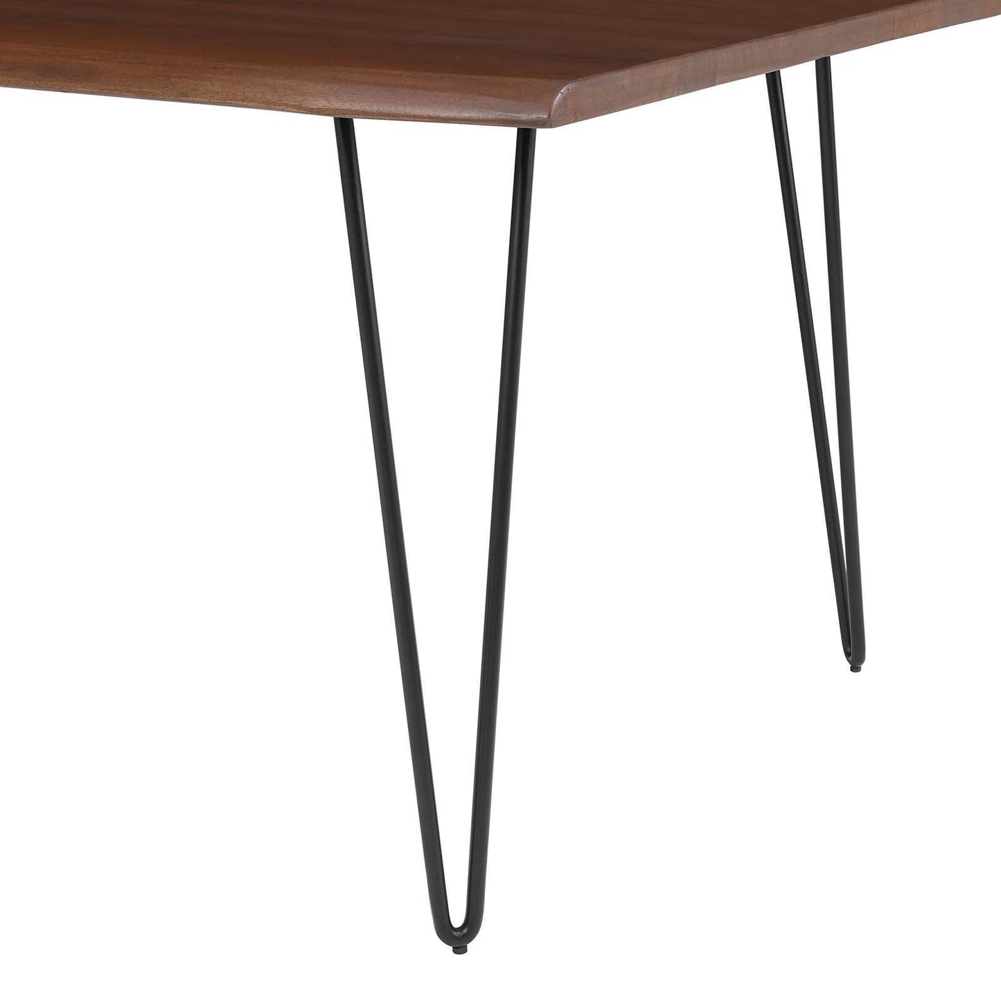 Modway Ardor 60" Live Edge Acacia Wood Dining Table FredCo