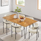 Modway Ardor 74" Live Edge Acacia Wood Acacia Wood Dining Table, EEI-6070 FredCo