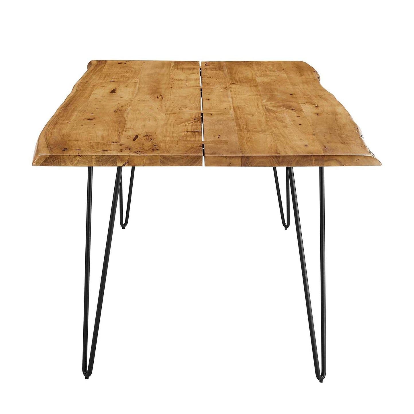 Modway Ardor 74" Live Edge Acacia Wood Acacia Wood Dining Table, EEI-6070 FredCo