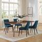 Modway Ardor 74" Live Edge Acacia Wood Dining Table FredCo
