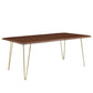 Modway Ardor 74" Live Edge Acacia Wood Dining Table FredCo