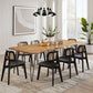 Modway Ardor 96" Live Edge Acacia Wood Acacia Wood Dining Table, EEI-6072 FredCo