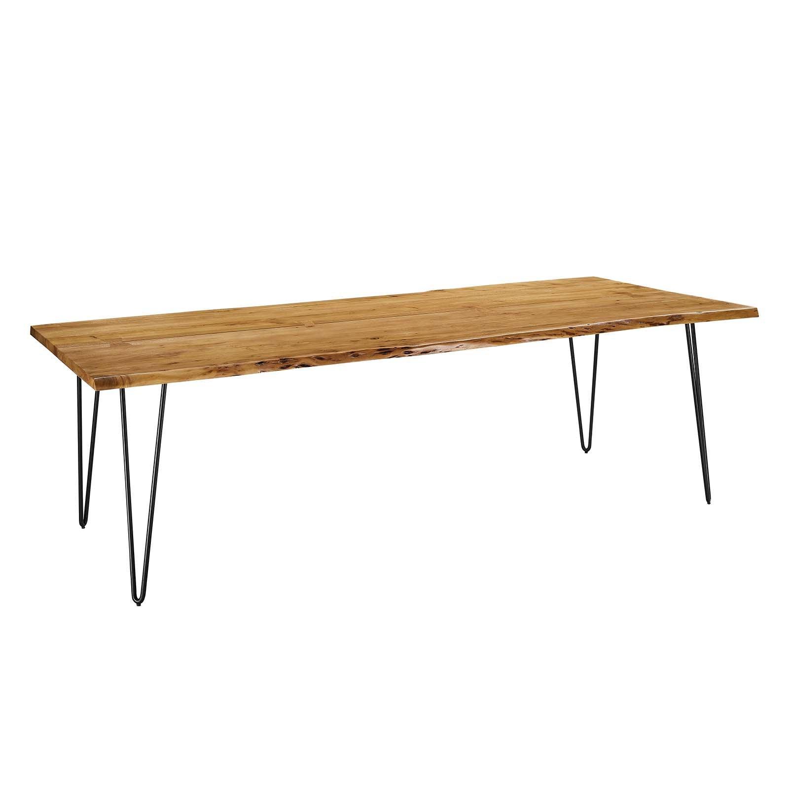 Modway Ardor 96" Live Edge Acacia Wood Acacia Wood Dining Table, EEI-6072 FredCo