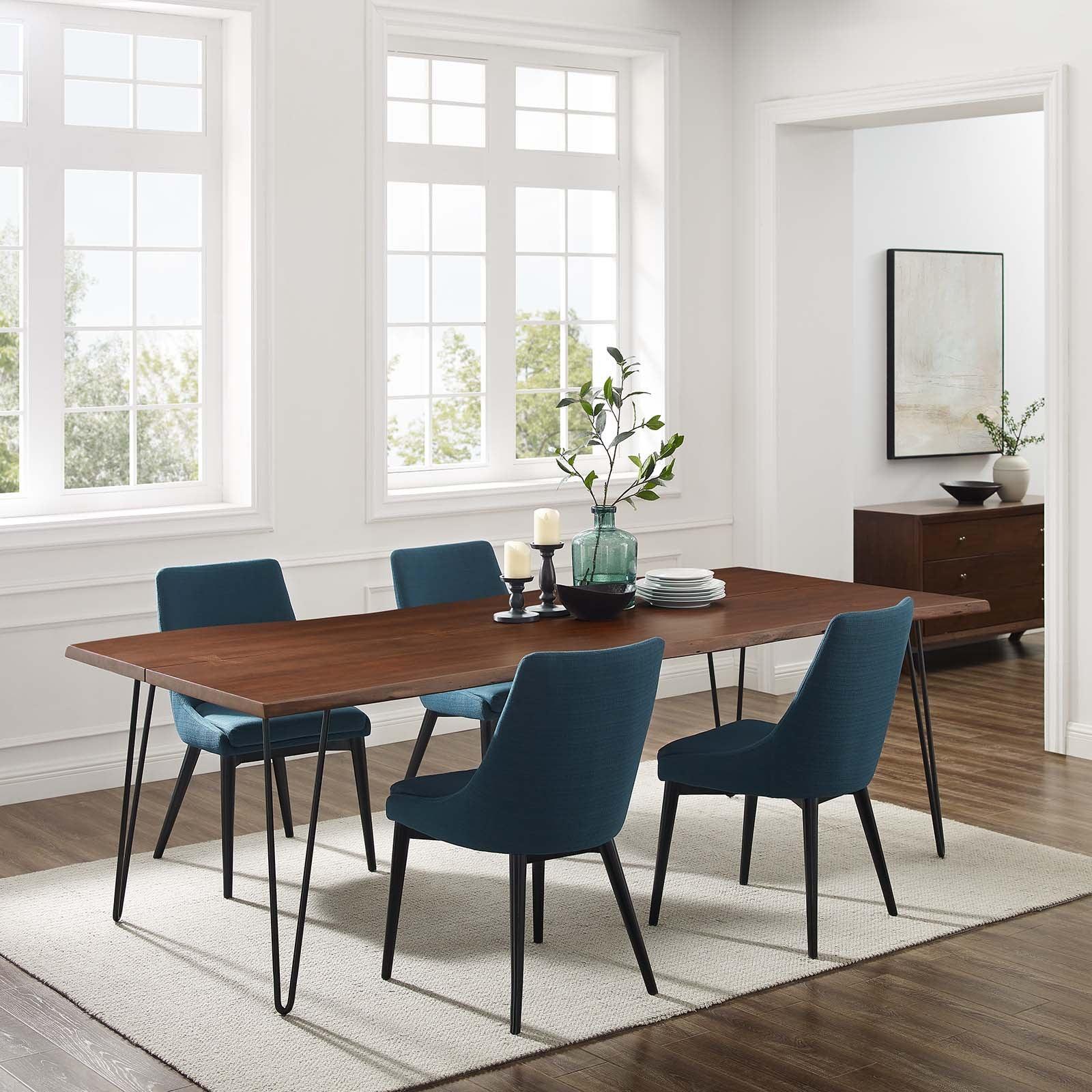 Modway Ardor 96" Live Edge Acacia Wood Dining Table FredCo