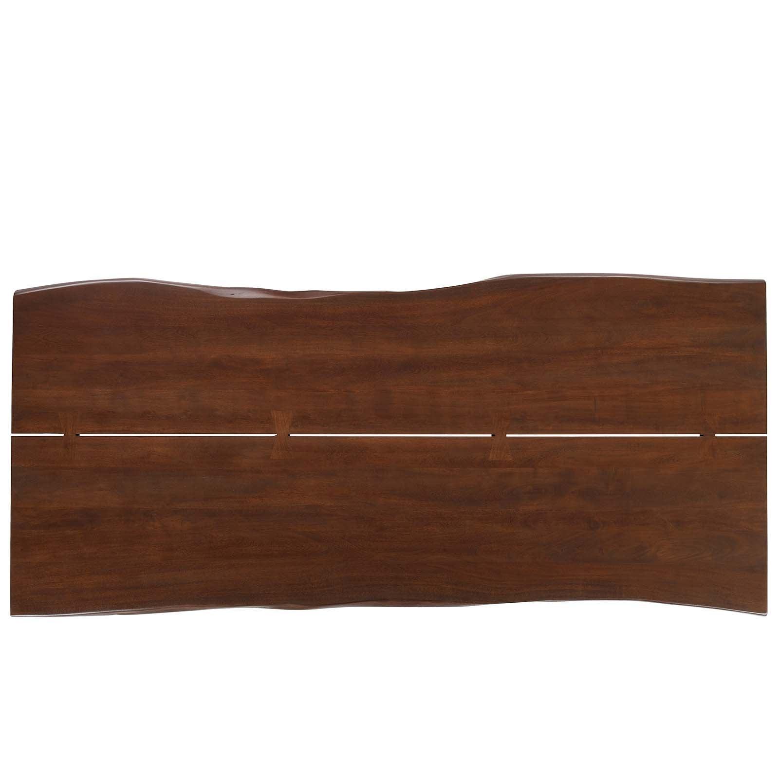 Modway Ardor 96" Live Edge Acacia Wood Dining Table FredCo