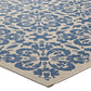 Modway Ariana Vintage Floral Trellis Indoor and Outdoor Area Rug FredCo