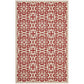 Modway Ariana Vintage Floral Trellis Indoor and Outdoor Area Rug FredCo