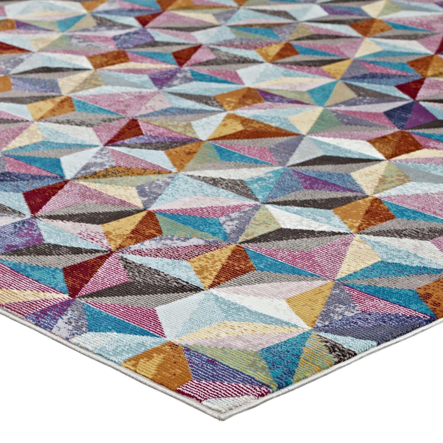 Modway Arisa Geometric Hexagon Mosaic Area Rug FredCo