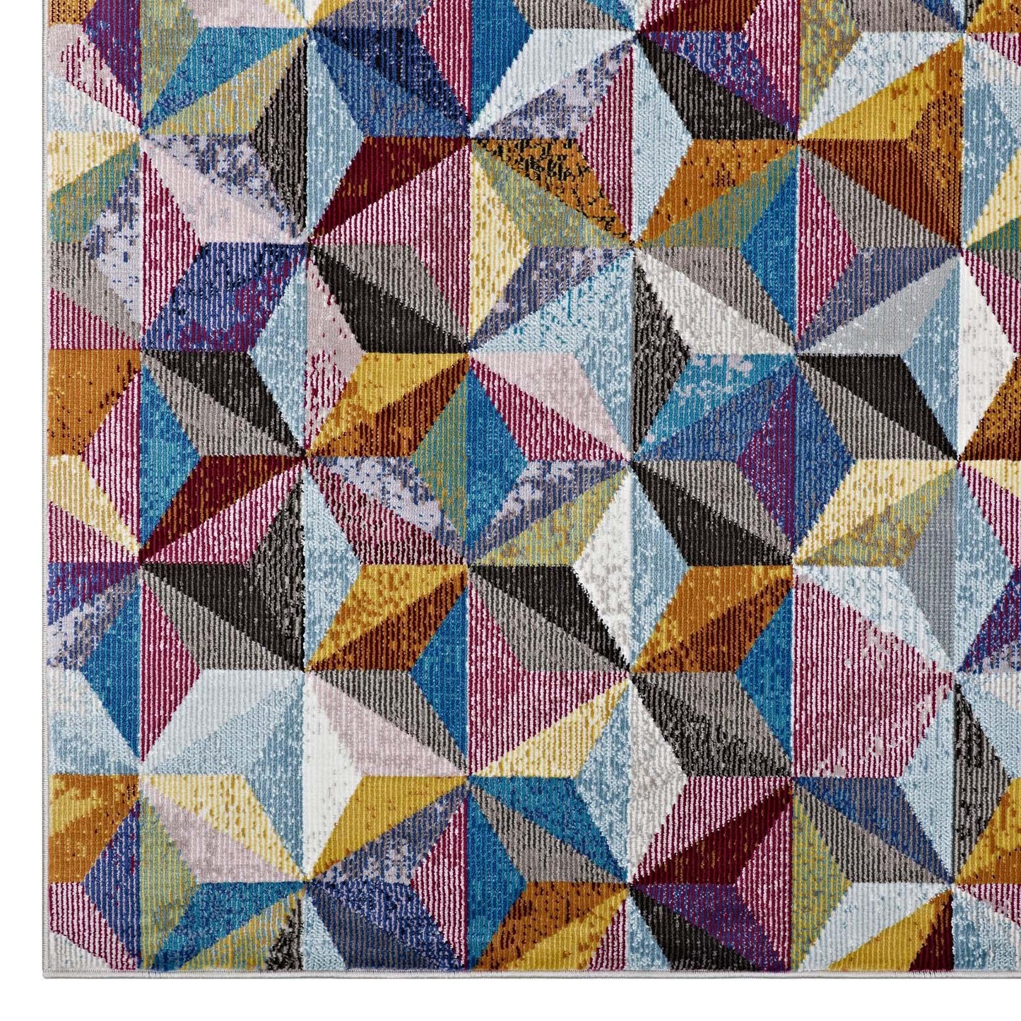 Modway Arisa Geometric Hexagon Mosaic Area Rug FredCo