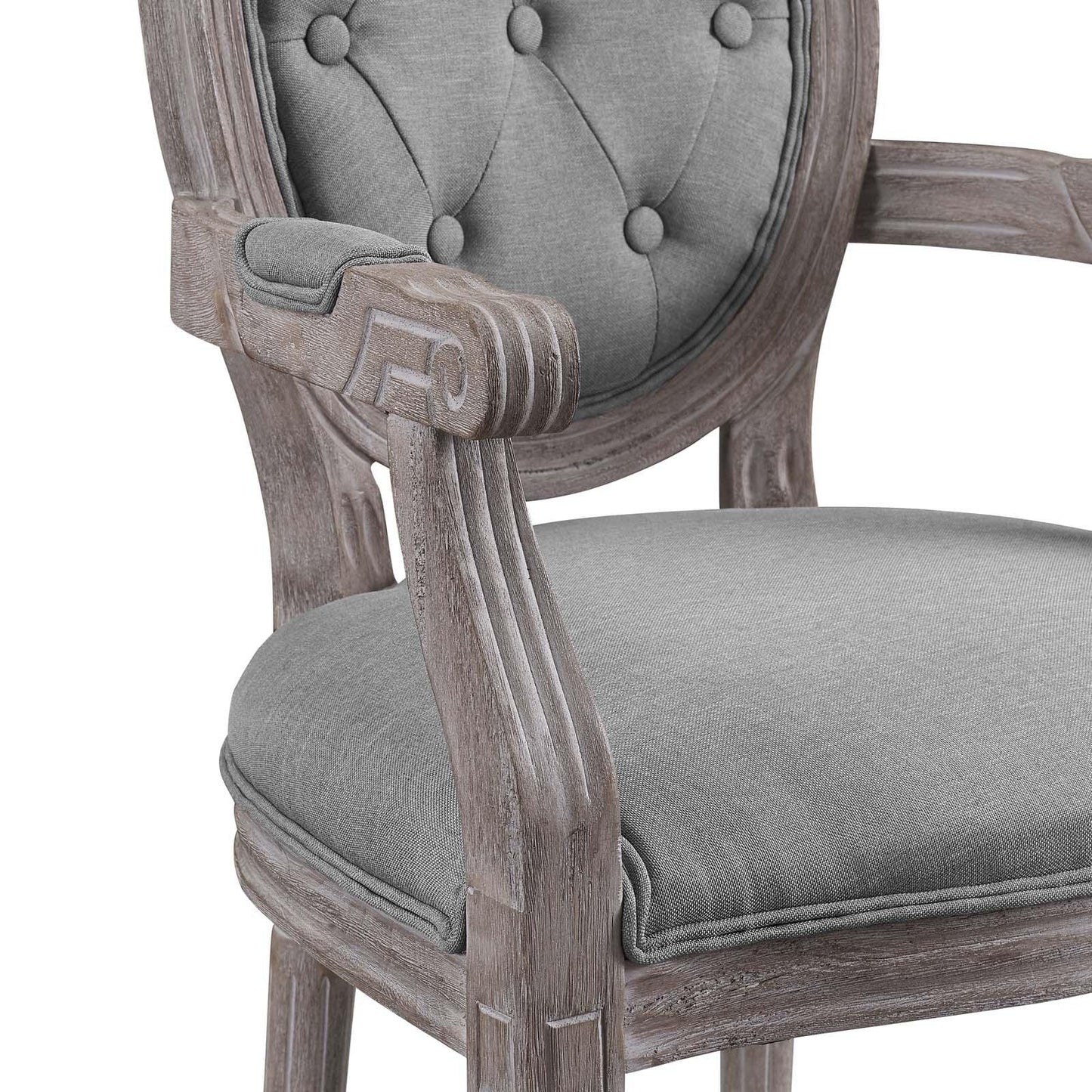 Modway Arise Dining Armchair Upholstered Fabric Set of 4 FredCo