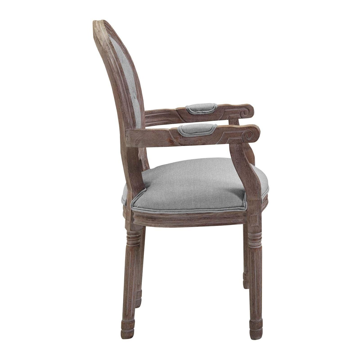 Modway Arise Dining Armchair Upholstered Fabric Set of 4 FredCo