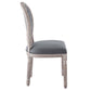 Modway Arise Vintage French Performance Velvet Dining Side Chair FredCo
