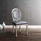Modway Arise Vintage French Performance Velvet Dining Side Chair FredCo