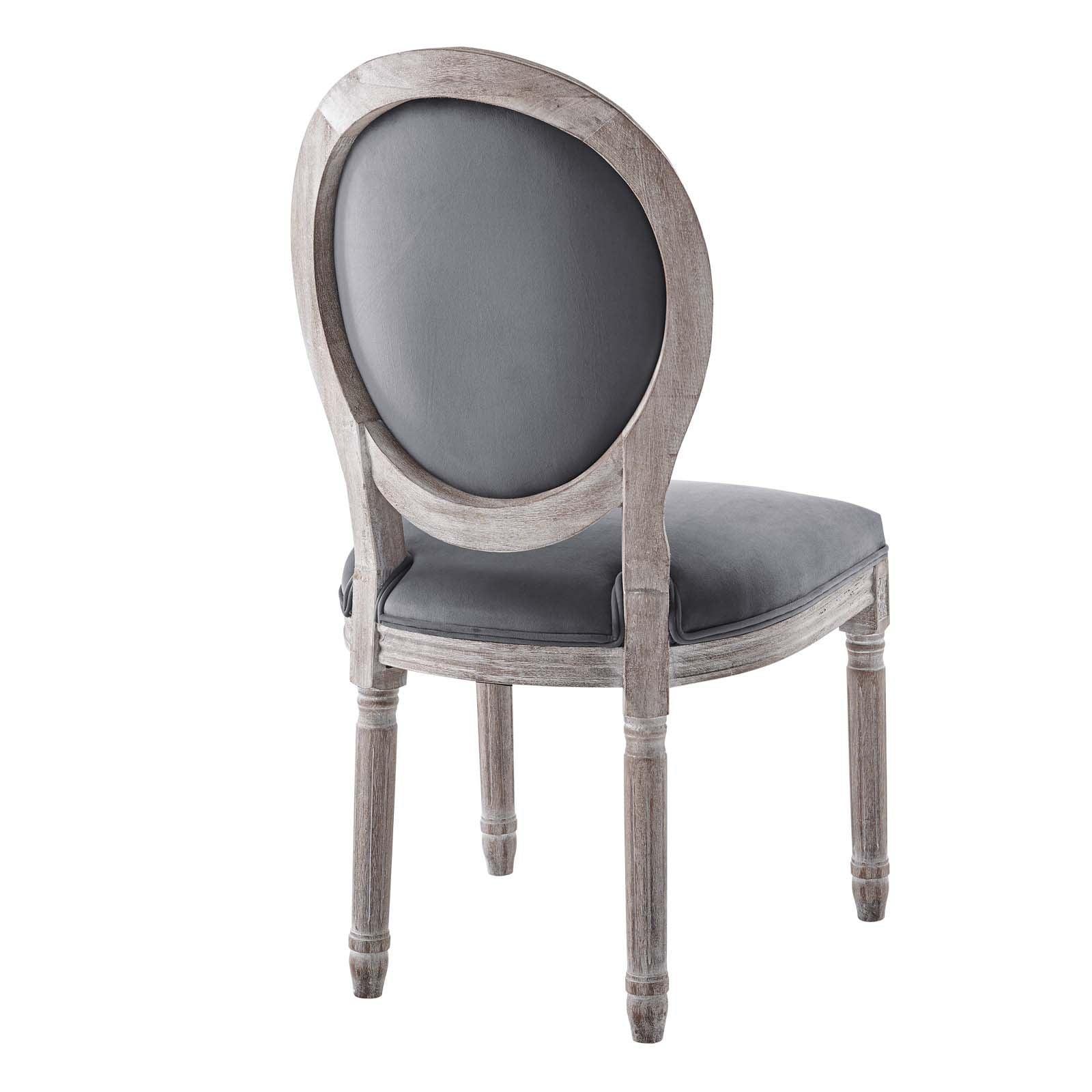 Modway Arise Vintage French Performance Velvet Dining Side Chair FredCo