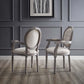 Modway Arise Vintage French Upholstered Fabric Dining Armchair Set of 2 FredCo