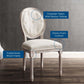 Modway Arise Vintage French Upholstered Fabric Dining Side Chair FredCo
