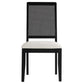 Modway Arlo Faux Rattan and Wood Dining Side Chairs - Set of 2 FredCo