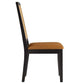 Modway Arlo Vegan Leather Upholstered Faux Rattan and Wood Dining Side Chairs - Set of 2 FredCo